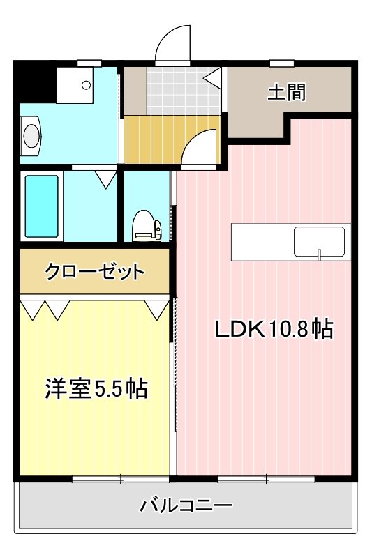 LOOP 103号室 間取り