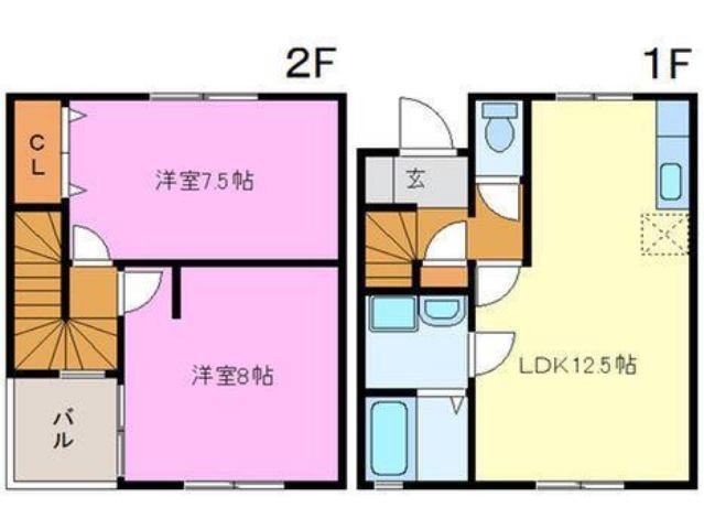 ハイツリー初生  間取り