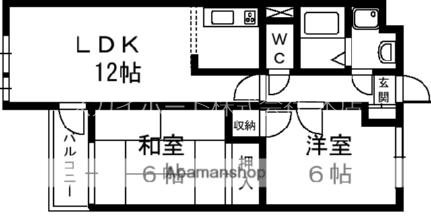 オーベルジュ葵 302号室 間取り