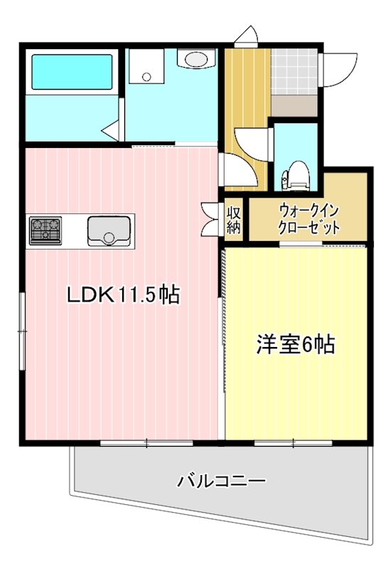 棒屋第13住吉ハイツ 304号室 間取り