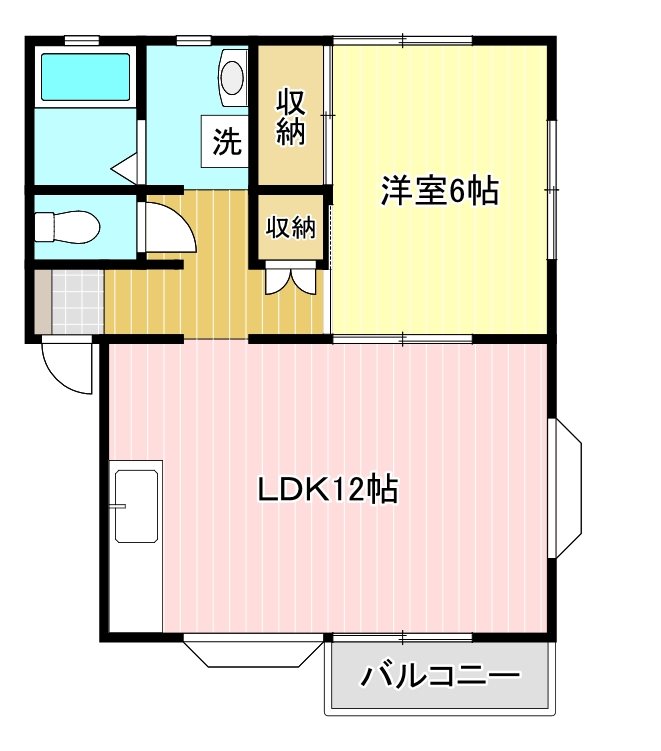 コーポシオンA 間取り