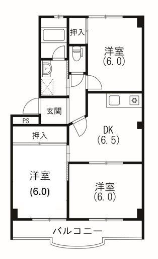 ロイヤルシティⅡ 間取り