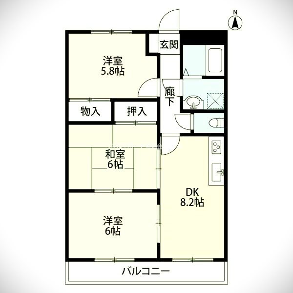 プリムヴェール 間取り