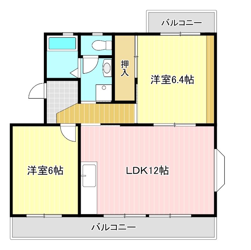 ハイフォレスト 101号室 間取り