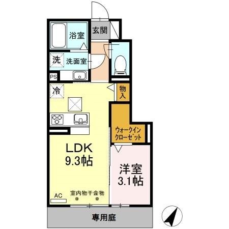 ラぺ・クロシェットＭ 間取り