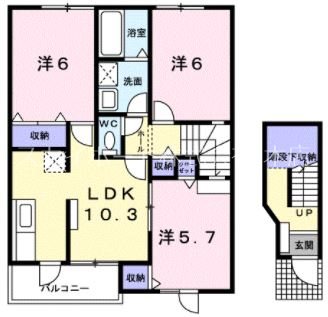 リュートB 間取り