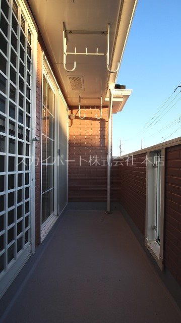 リュートB ベランダ