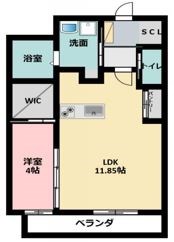 ル・リオンクリーク 間取り