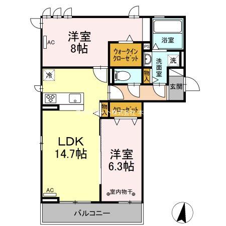 カモミール初生 間取り