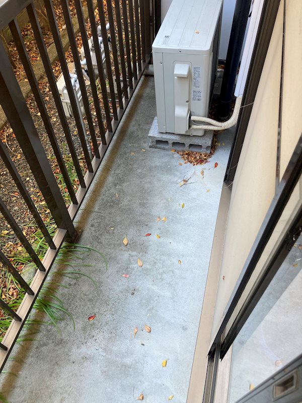 フラットエスB ベランダ