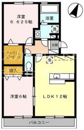 ロイヤルガーデン染地台A 間取り