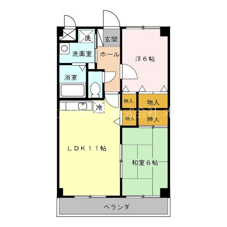 ケイパレスⅡ 間取り