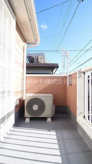 カメリア ベランダ