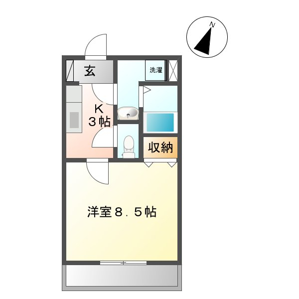 ローリエ初生 間取り