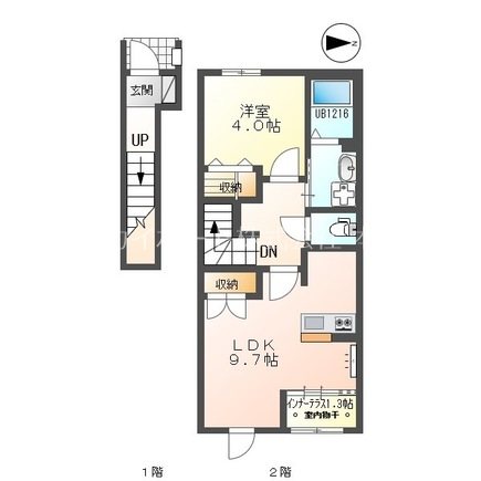 シェルル・ステーテラス和合 間取り