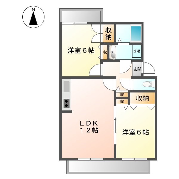 初生パークハイツ 間取り