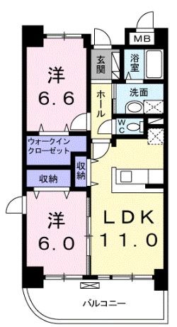 KOHOKU MTY B 間取り