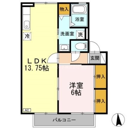 メルベーユ　A 間取り