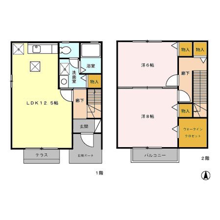 ラディ　A  間取り