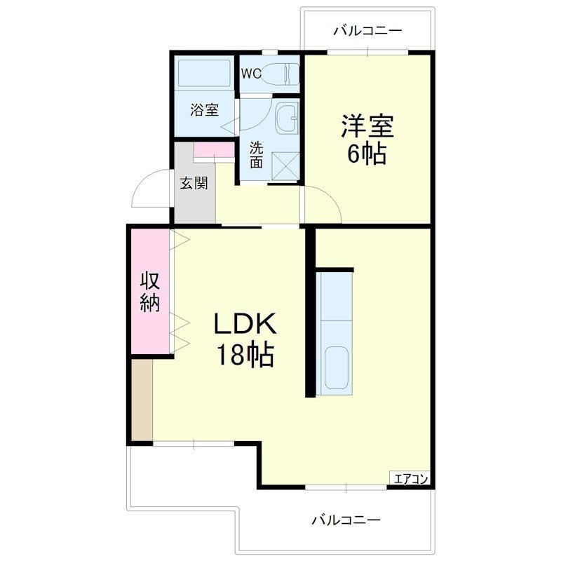 マンションフレンドシティ 間取り図