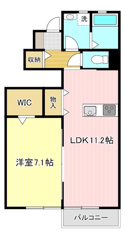 グランティアラD 間取り