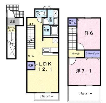 プリムローズⅡ 間取り