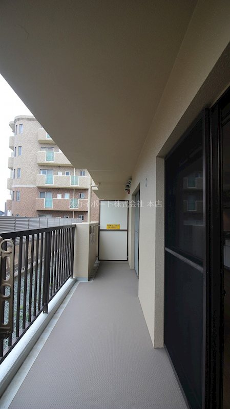 長屋マンション ベランダ
