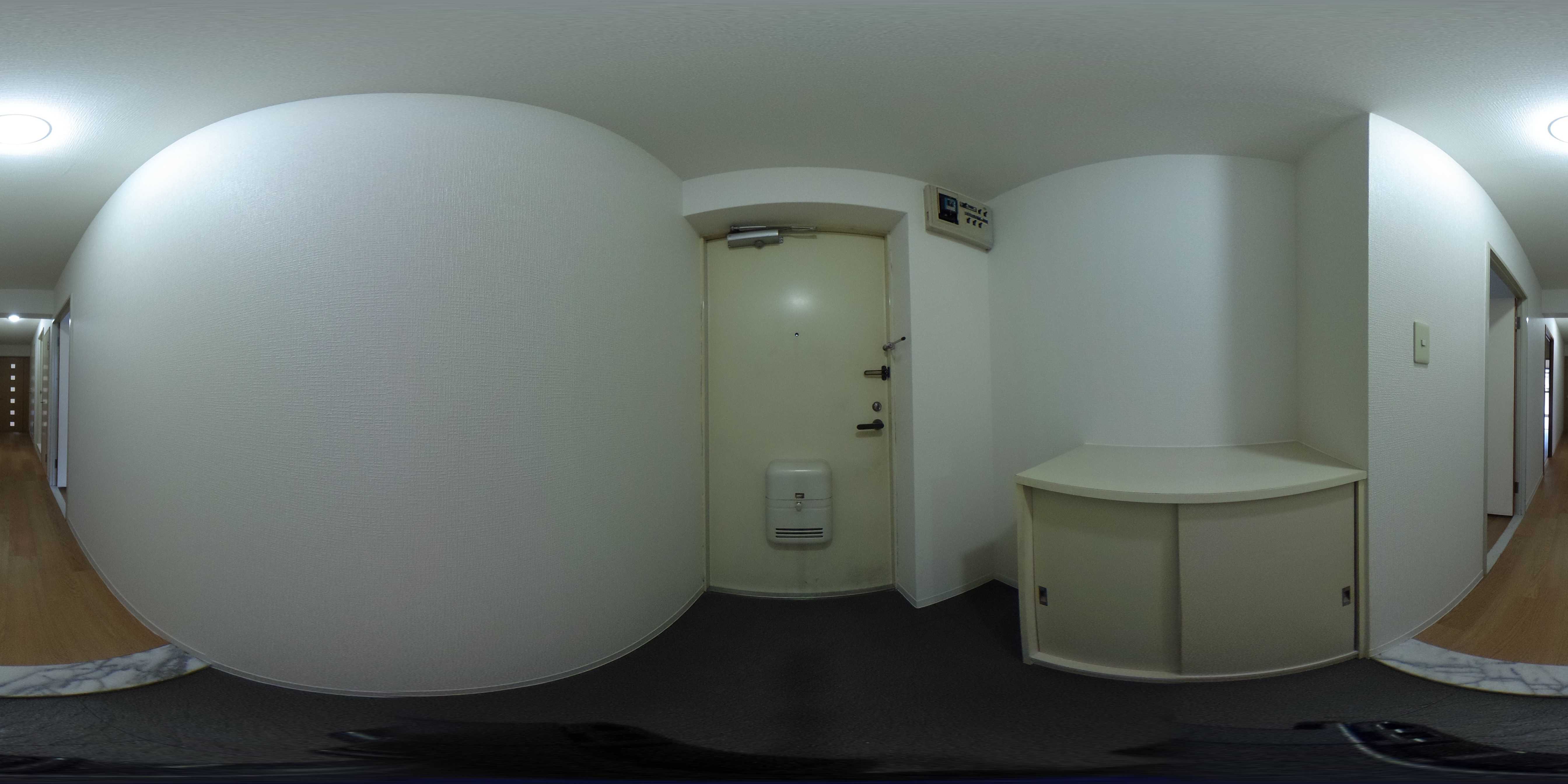 長屋マンション 玄関