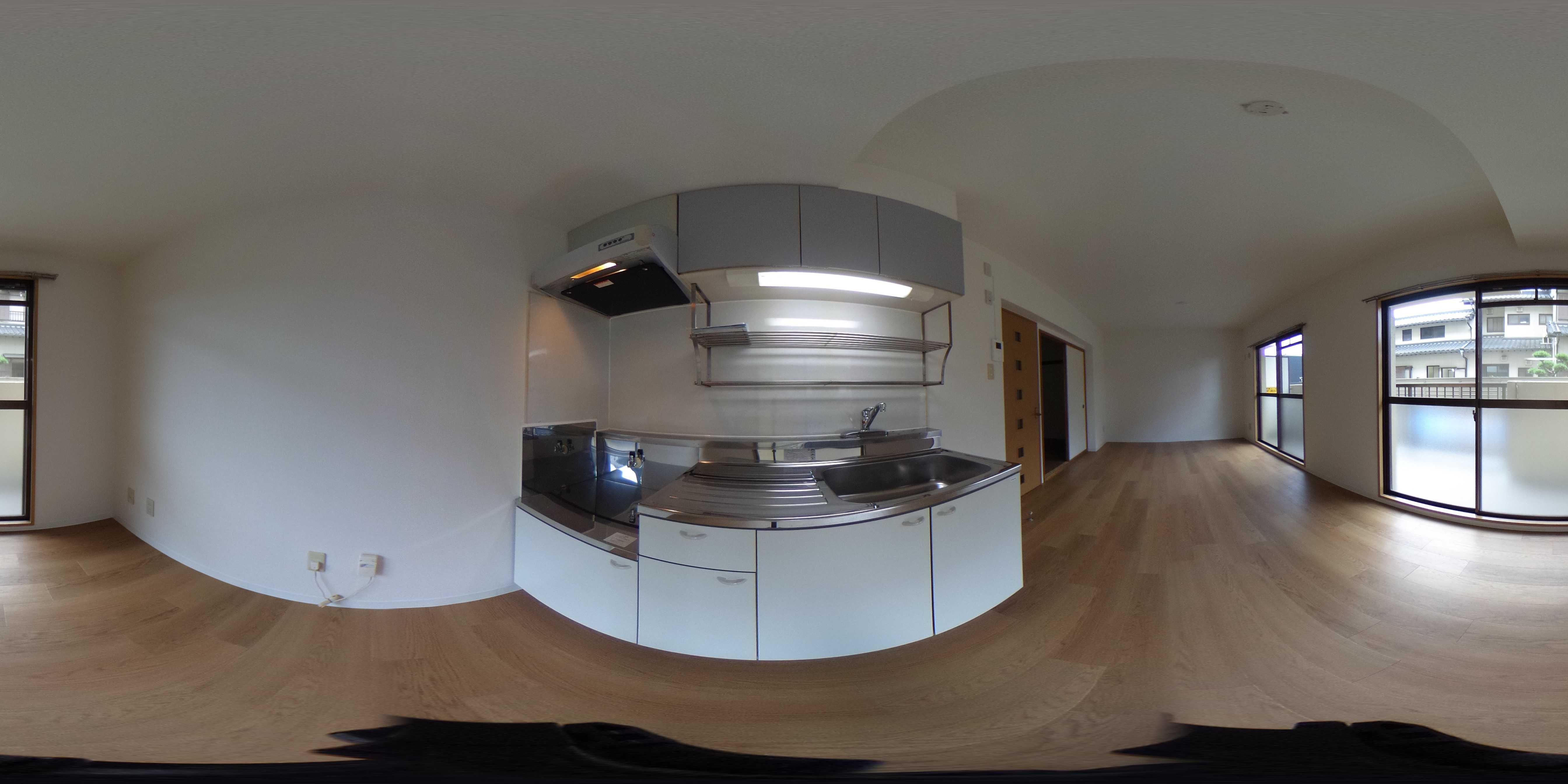 長屋マンション キッチン