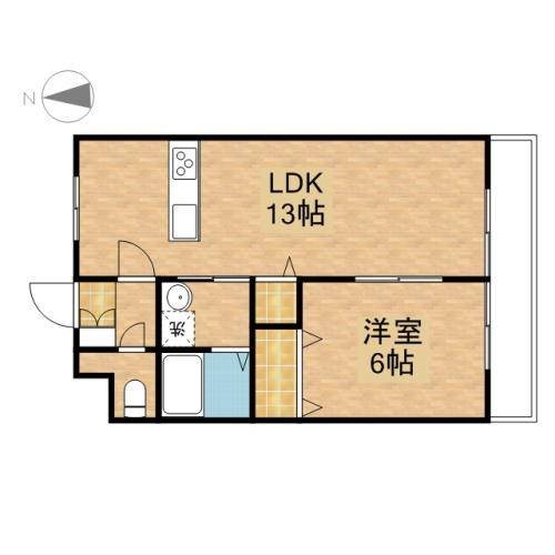 アラカルトⅡ 203号室 間取り