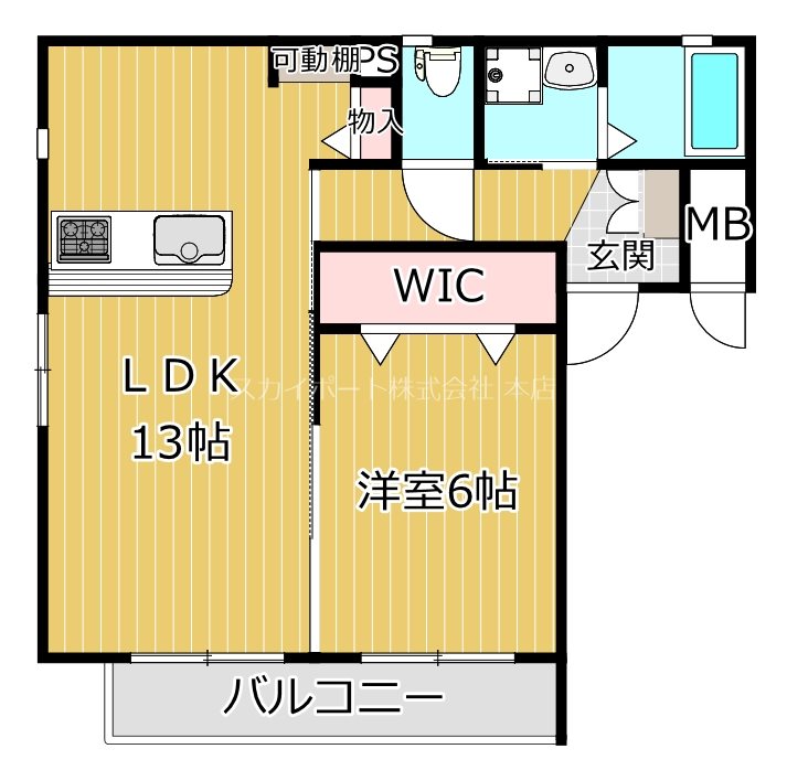 AGRUMES LE SECOND 間取り