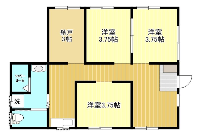 泉1丁目貸店舗 間取り