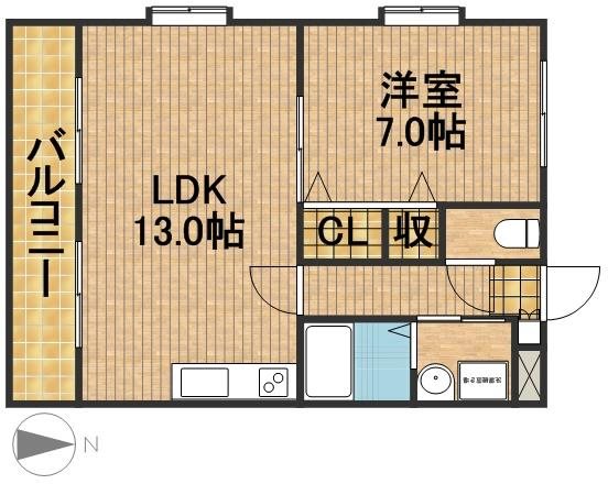 ラ・セフィーロⅦ 106号室 間取り