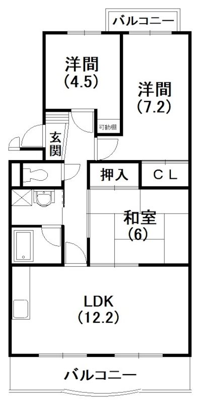ベルクール 間取り