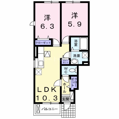 プリムローズⅡ 間取り