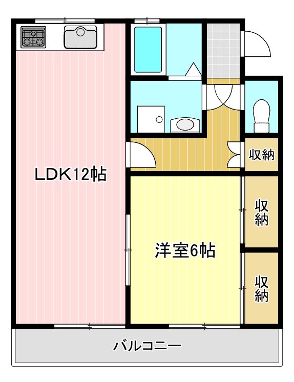 ファミール 205号室 間取り