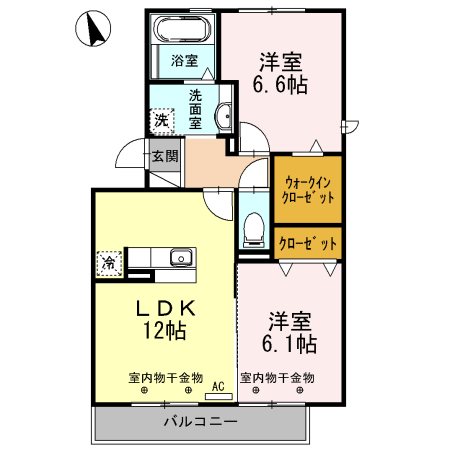 Felice Casa 301号室 間取り