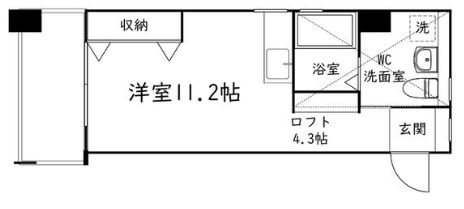 Felicita二星 306号室 間取り