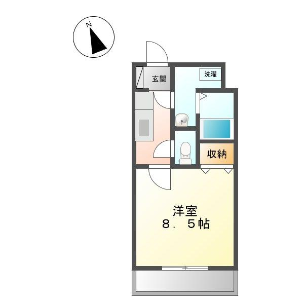 ミルフォード 403号室 間取り