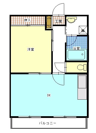 エクセル・パル 206号室 間取り