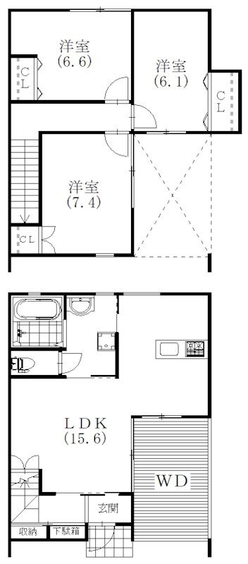 ソラノアⅡ 間取り