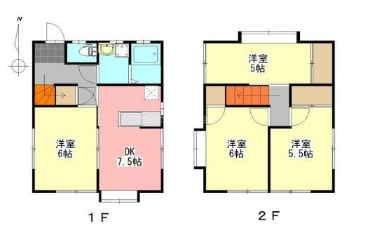 鈴木様貸テラスハウス西山 間取り