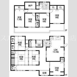 半田山1丁目貸家 間取り