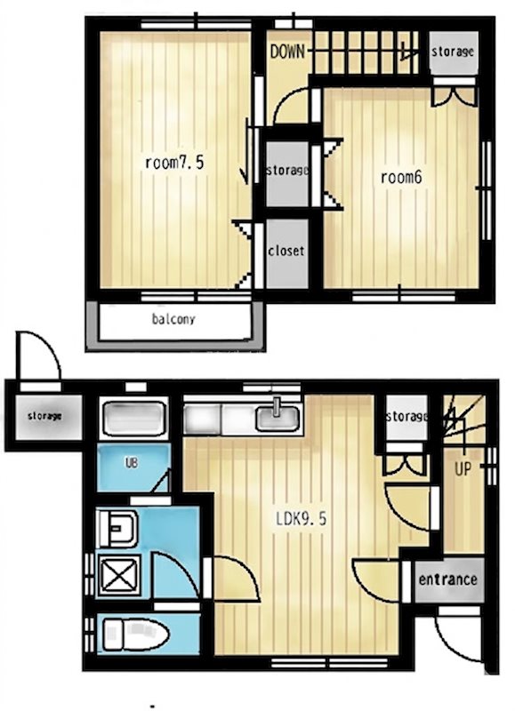 Lavender和合 間取り