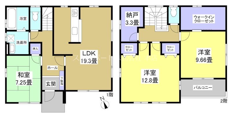有玉南町687-8貸家 間取り