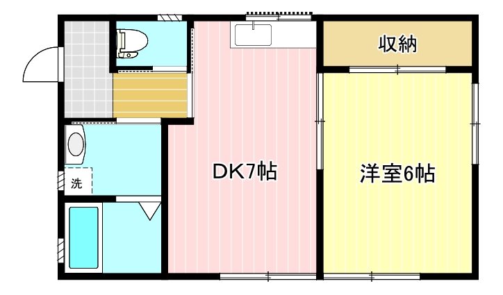 小沢渡貸家 間取り