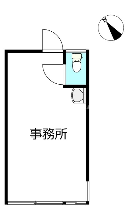 高丘北長谷川様貸事務所西 間取り