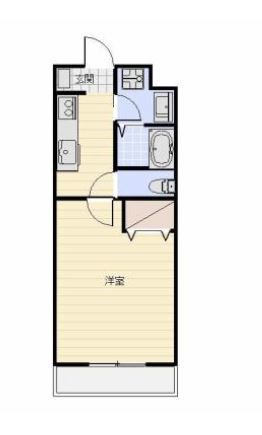ForceⅡ 205号室 間取り