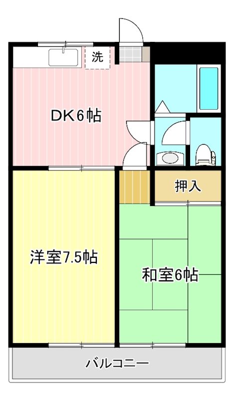 コーポ・リバティ―E 間取り