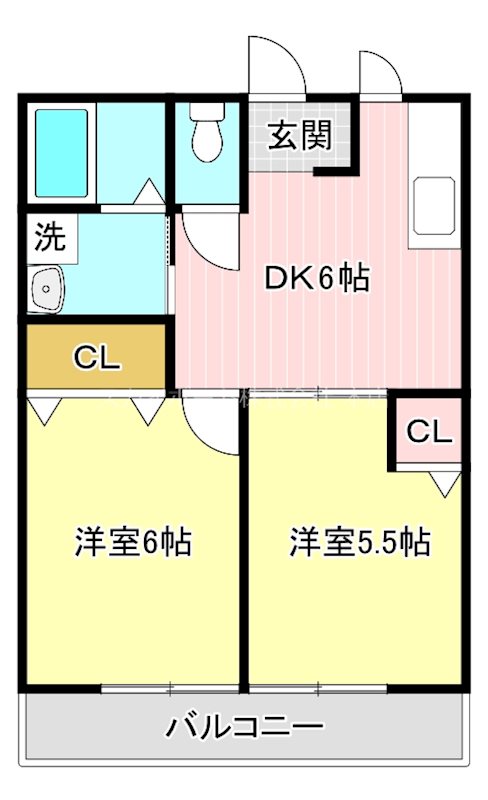 カトレア高丘 間取り